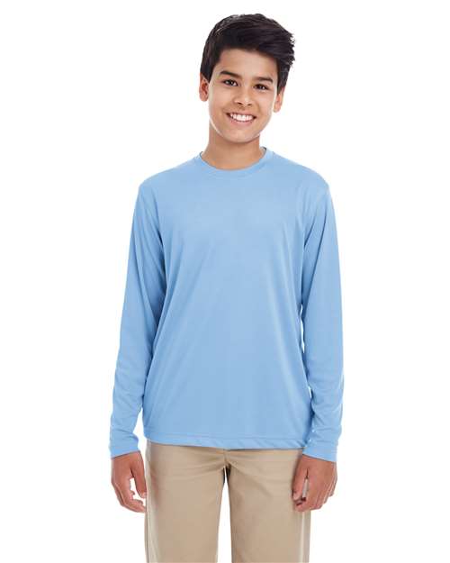 UltraClub Youth Cool & Dry Performance Long Sleeve Top 8622Y