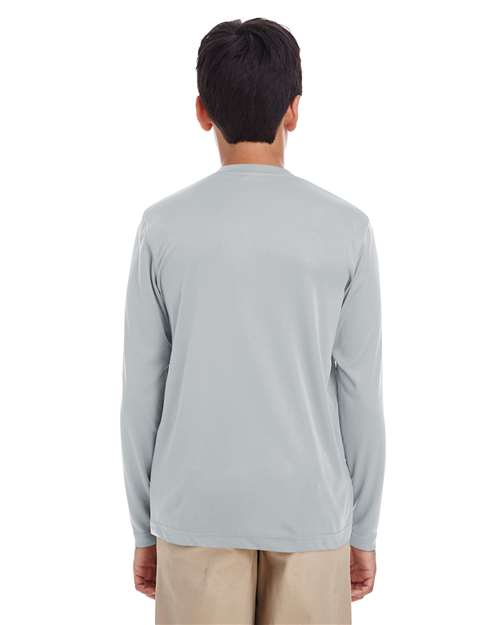 UltraClub Youth Cool & Dry Performance Long Sleeve Top 8622Y