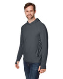 North End JAQ Stretch Performance Hooded Long Sleeve T-Shirt NE105