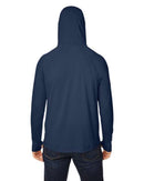 North End JAQ Stretch Performance Hooded Long Sleeve T-Shirt NE105