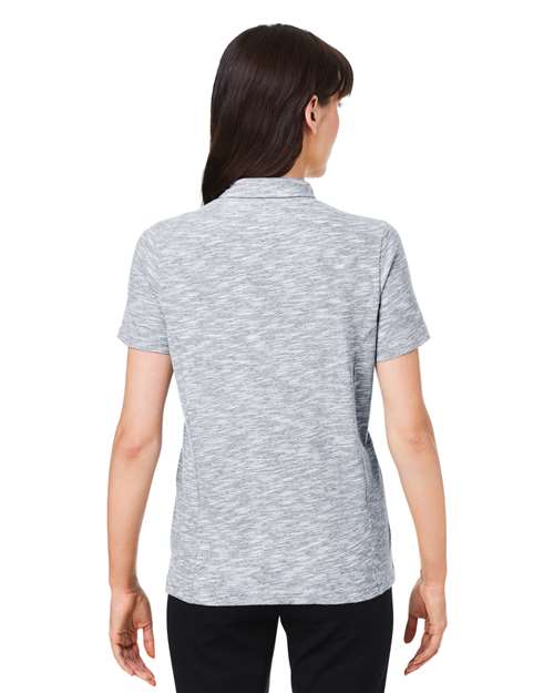 North End Women's Eclipse Jacquard Polo NE115W