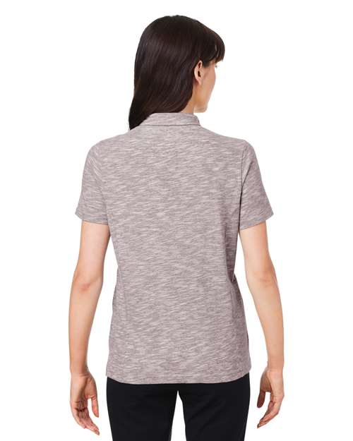 North End Women's Eclipse Jacquard Polo NE115W