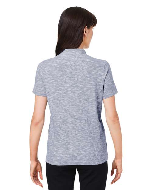 North End Women's Eclipse Jacquard Polo NE115W