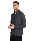 North End Spirit Textured Quarter-Zip Pullover NE725