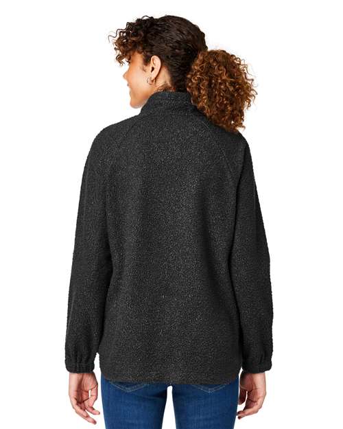 North End Women's Aura Sweater Fleece Quarter-Zip Pullover NE713W