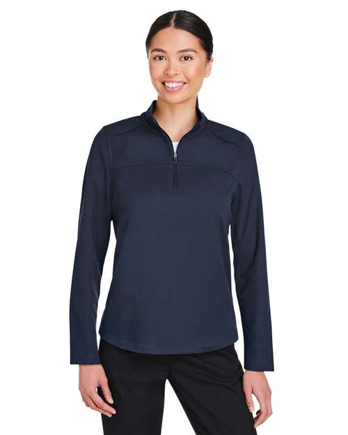 North End Women's Express Tech Performance Pique Quarter-Zip Pullover NE412W