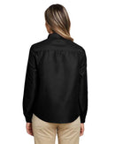 Harriton Women's Key West Long Sleeve Performance Staff Shirt M580LW
