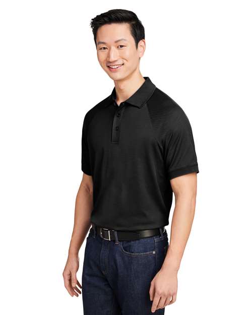 Harriton Charge Snag and Soil Protect Polo M208