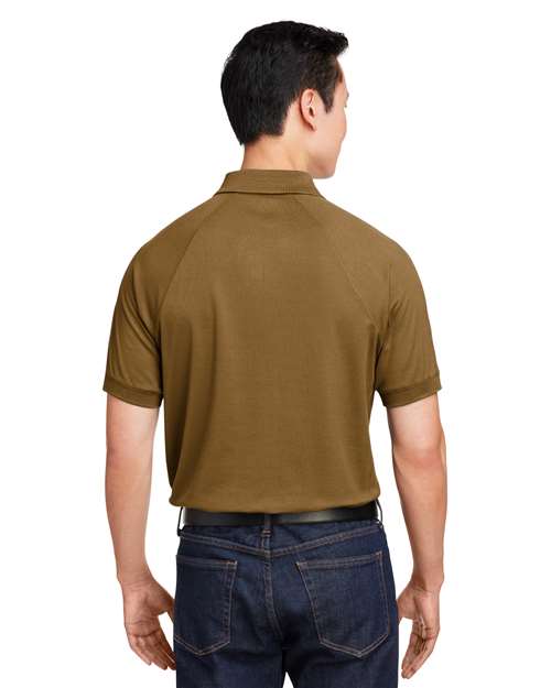 Harriton Charge Snag and Soil Protect Polo M208