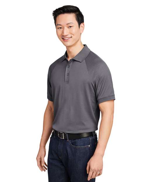 Harriton Charge Snag and Soil Protect Polo M208