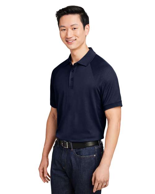 Harriton Charge Snag and Soil Protect Polo M208