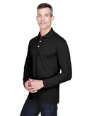 Harriton Easy Blend™ Long Sleeve Polo M265L