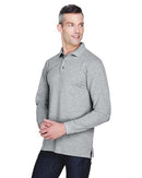 Harriton Easy Blend™ Long Sleeve Polo M265L