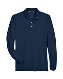 Harriton Easy Blend™ Long Sleeve Polo M265L
