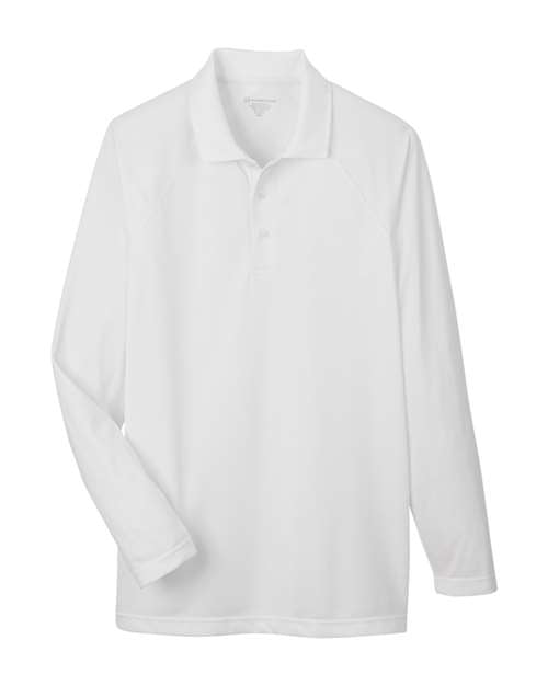 Harriton Charge Snag and Soil Protect Long Sleeve Polo M208L