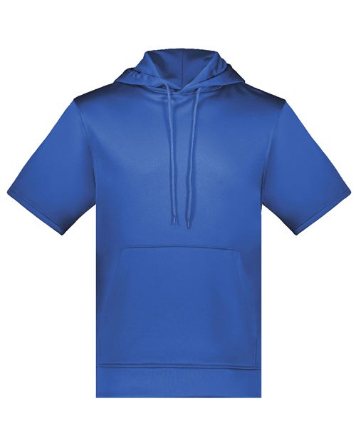 Augusta Sportswear Fleece Short Sleeve Hooded Pullover 6871