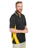 Harriton Tall Flash Snag Protection Plus IL Colorblock Polo M386T