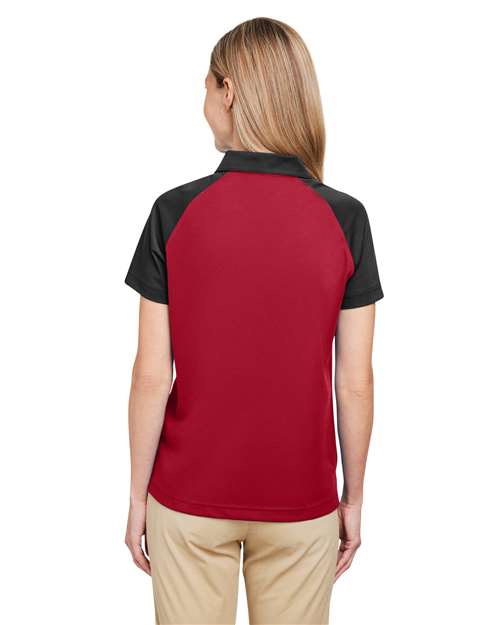 Team 365 Women's Command Snag-Protection Colorblock Polo TT21CW