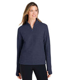 North End Women's Spirit Textured Quarter-Zip Pullover NE725W