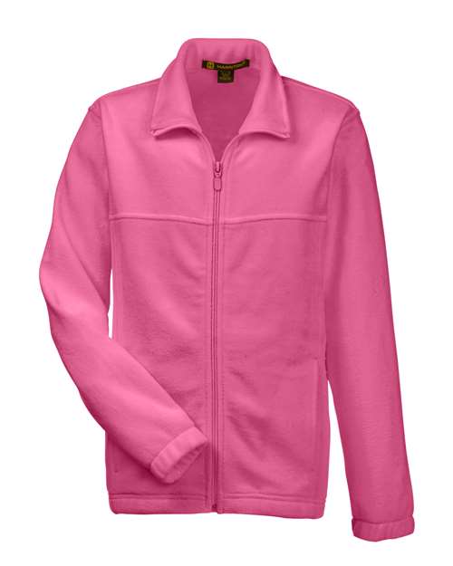 Harriton Youth Full-Zip Fleece M990Y