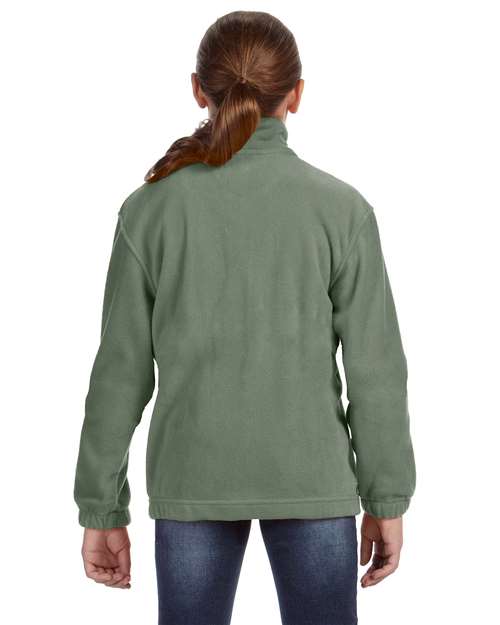 Harriton Youth Full-Zip Fleece M990Y