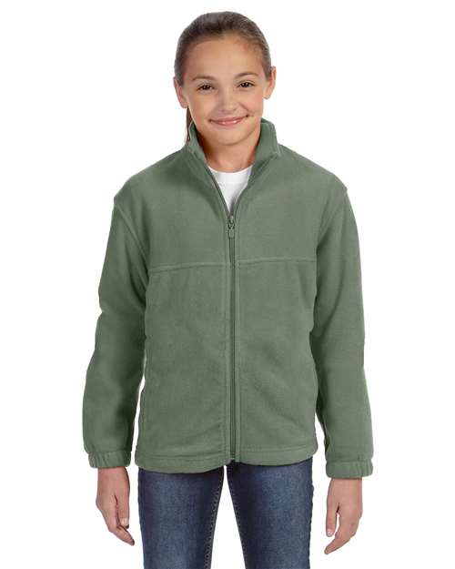 Harriton Youth Full-Zip Fleece M990Y