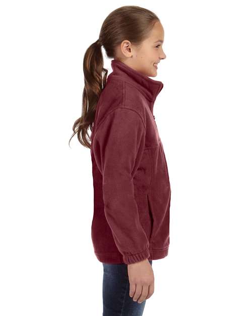 Harriton Youth Full-Zip Fleece M990Y