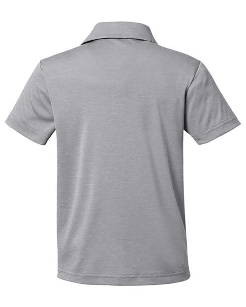 Team 365 Youth Zone Sonic Heather Performance Polo TT51HY
