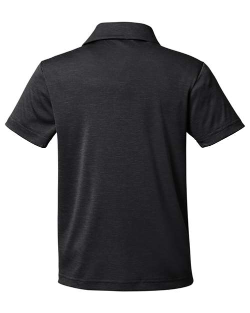 Team 365 Youth Zone Sonic Heather Performance Polo TT51HY