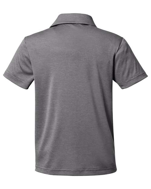 Team 365 Youth Zone Sonic Heather Performance Polo TT51HY