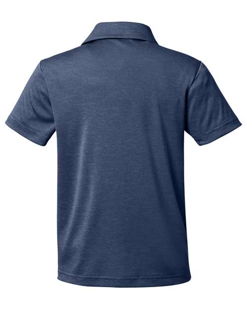 Team 365 Youth Zone Sonic Heather Performance Polo TT51HY