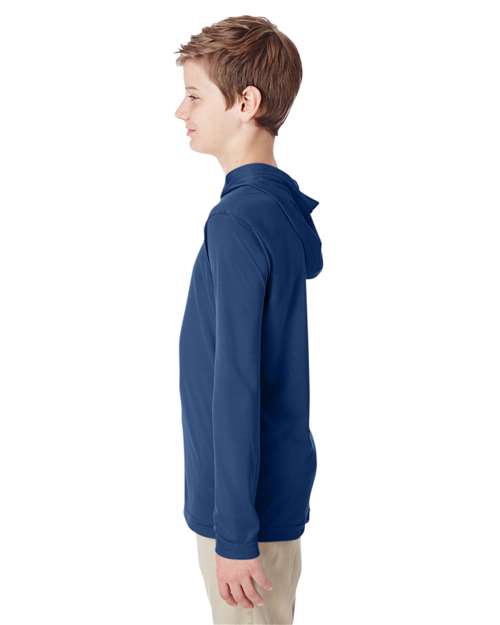 Team 365 Youth Zone Performance Hooded T-Shirt TT41Y