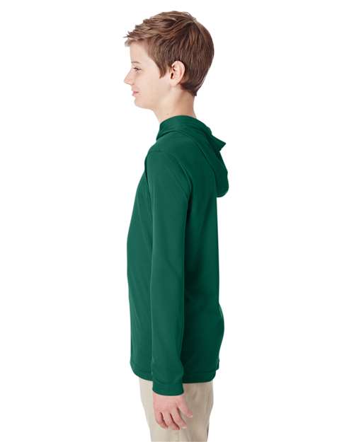 Team 365 Youth Zone Performance Hooded T-Shirt TT41Y