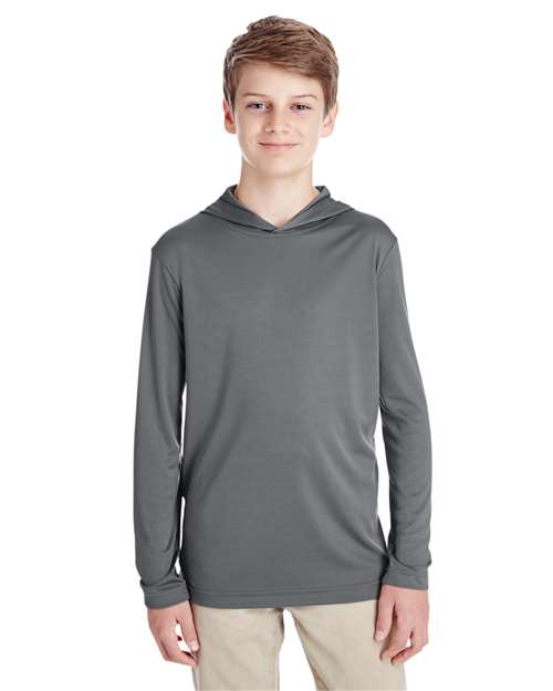 Team 365 Youth Zone Performance Hooded T-Shirt TT41Y
