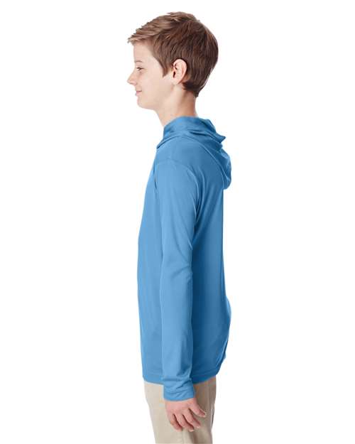 Team 365 Youth Zone Performance Hooded T-Shirt TT41Y