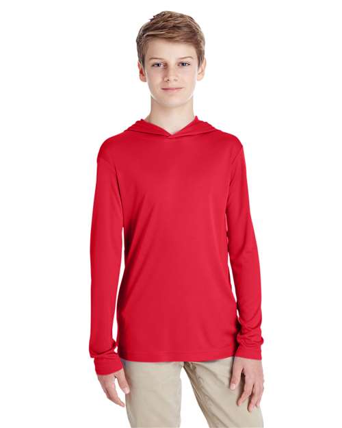 Team 365 Youth Zone Performance Hooded T-Shirt TT41Y