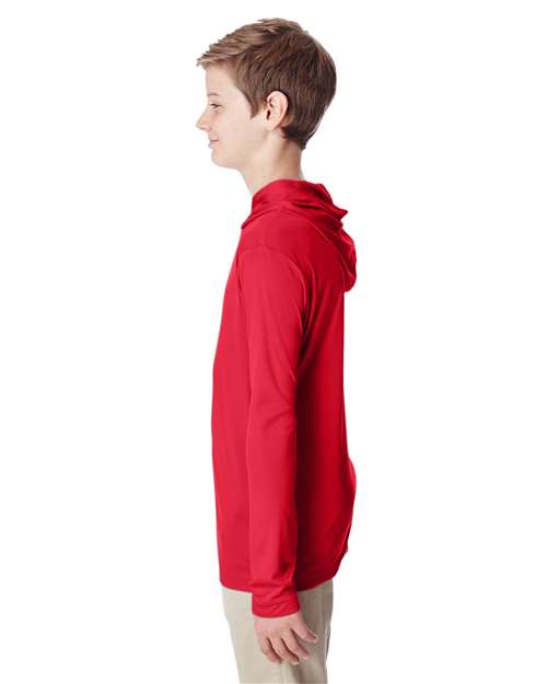 Team 365 Youth Zone Performance Hooded T-Shirt TT41Y