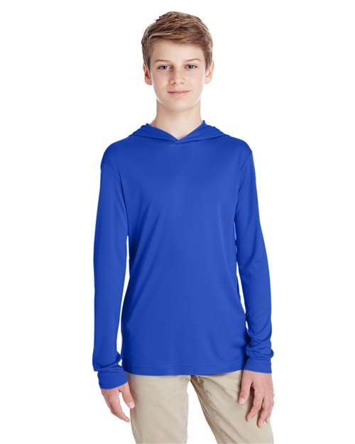 Team 365 Youth Zone Performance Hooded T-Shirt TT41Y