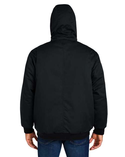 Harriton Tall ClimaBloc® Heavyweight Hooded Full-Zip Jacket M722T
