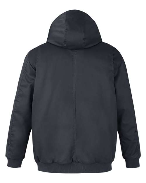 Harriton Tall ClimaBloc® Heavyweight Hooded Full-Zip Jacket M722T