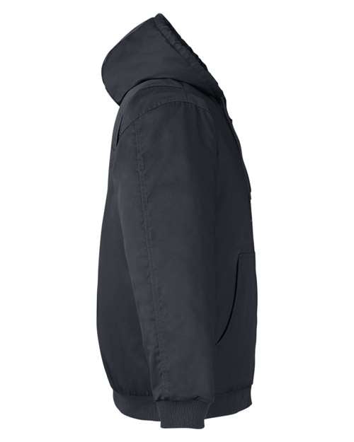 Harriton Tall ClimaBloc® Heavyweight Hooded Full-Zip Jacket M722T
