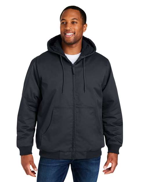 Harriton Tall ClimaBloc® Heavyweight Hooded Full-Zip Jacket M722T