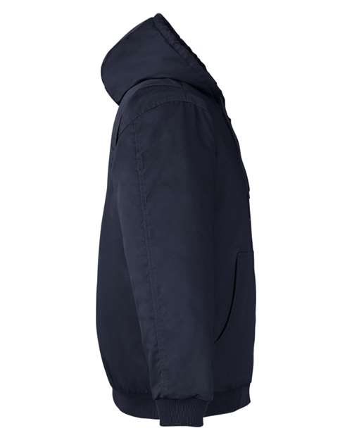 Harriton Tall ClimaBloc® Heavyweight Hooded Full-Zip Jacket M722T