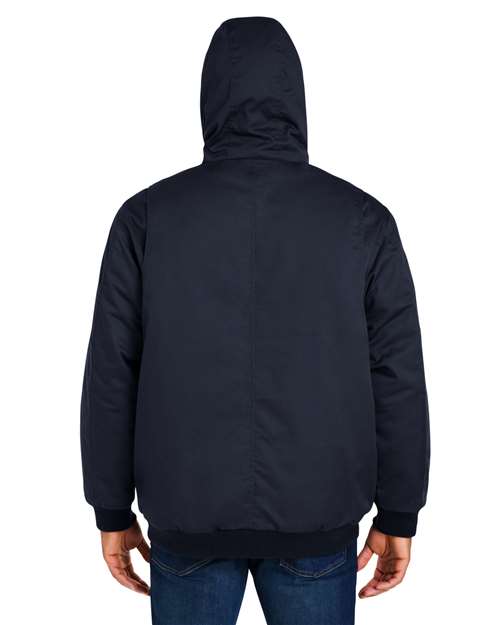 Harriton Tall ClimaBloc® Heavyweight Hooded Full-Zip Jacket M722T