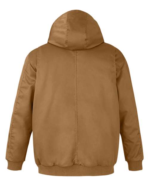 Harriton Tall ClimaBloc® Heavyweight Hooded Full-Zip Jacket M722T