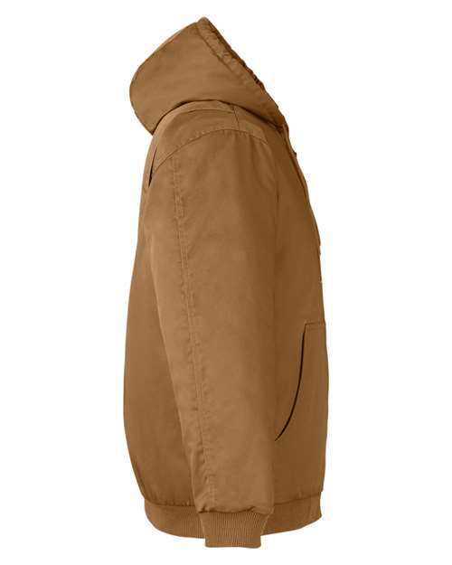 Harriton Tall ClimaBloc® Heavyweight Hooded Full-Zip Jacket M722T