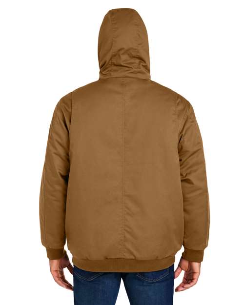 Harriton Tall ClimaBloc® Heavyweight Hooded Full-Zip Jacket M722T
