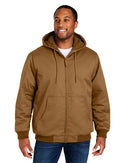 Harriton Tall ClimaBloc® Heavyweight Hooded Full-Zip Jacket M722T