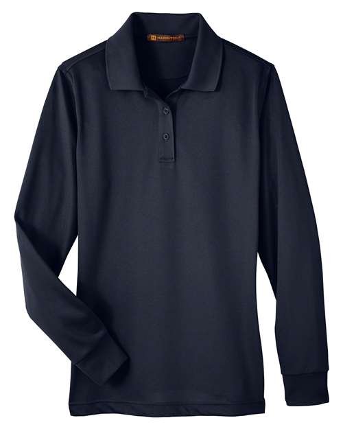 Harriton Women's Advantage Snag Protection Plus IL Long Sleeve Polo M348LW