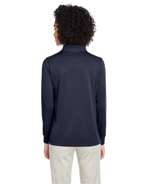 Harriton Women's Advantage Snag Protection Plus IL Long Sleeve Polo M348LW